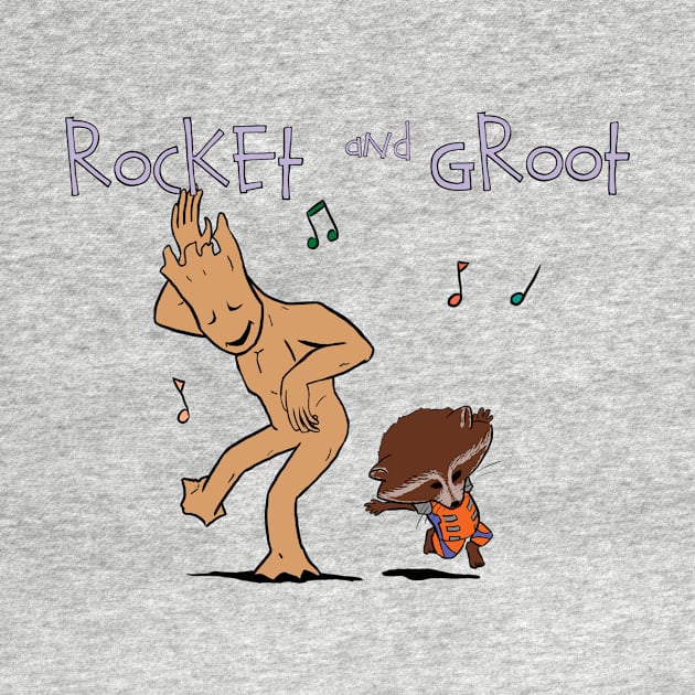 Rocket and Groot by ggareau